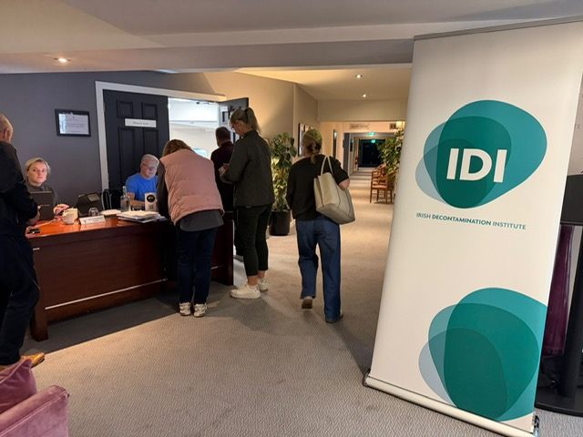 IDI welcome banner displayed at the venue.
